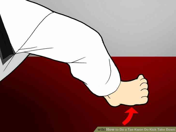 Image intitulée Faire un Tae Kwon Do Coup de Prendre vers le Bas de l